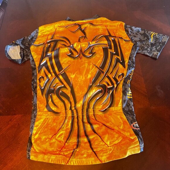 Primal Wear Mens Cycling Jersey The Tribe Design Yellow/Gray S Polyester Short S - Picture 11 of 11